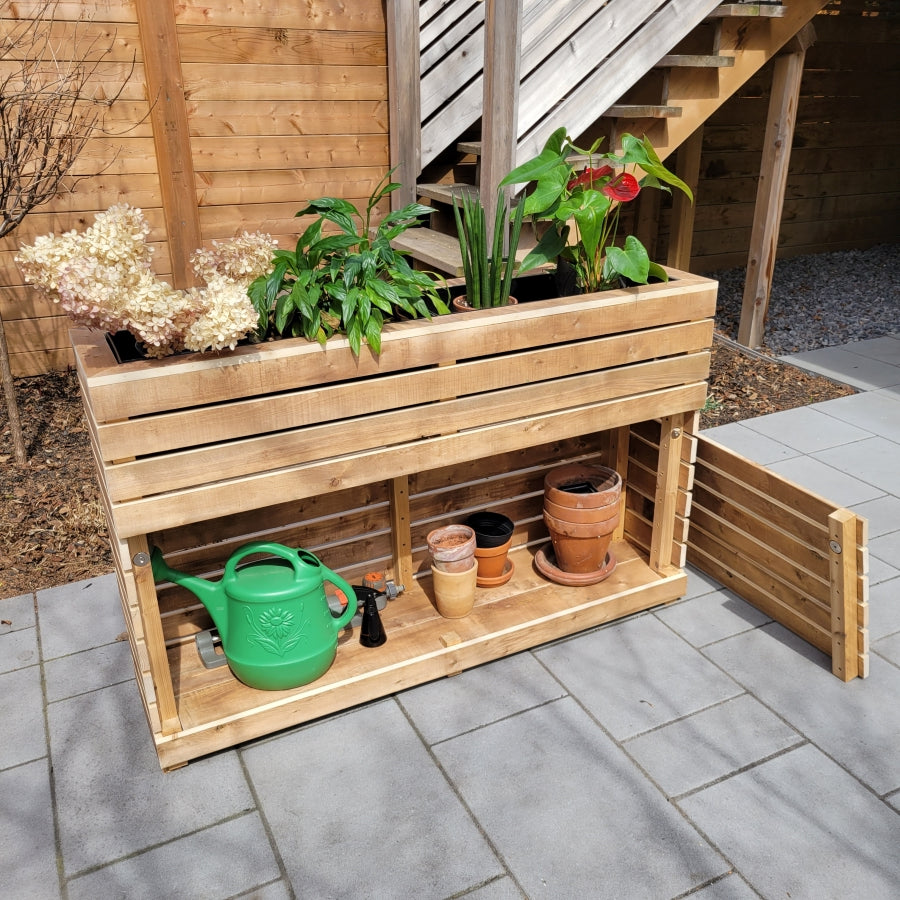 Planter Box with Hidden Storage | Build Plans
