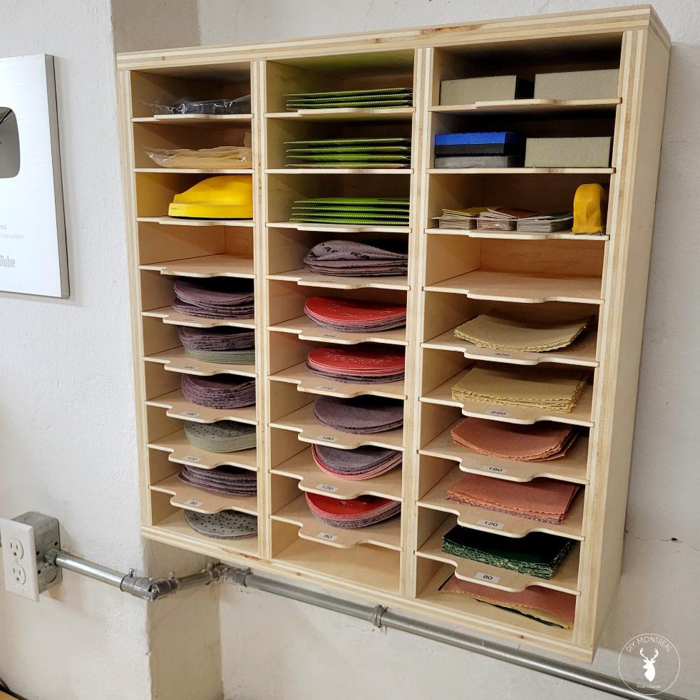 Sandpaper Storage Cabinet | Build Plans