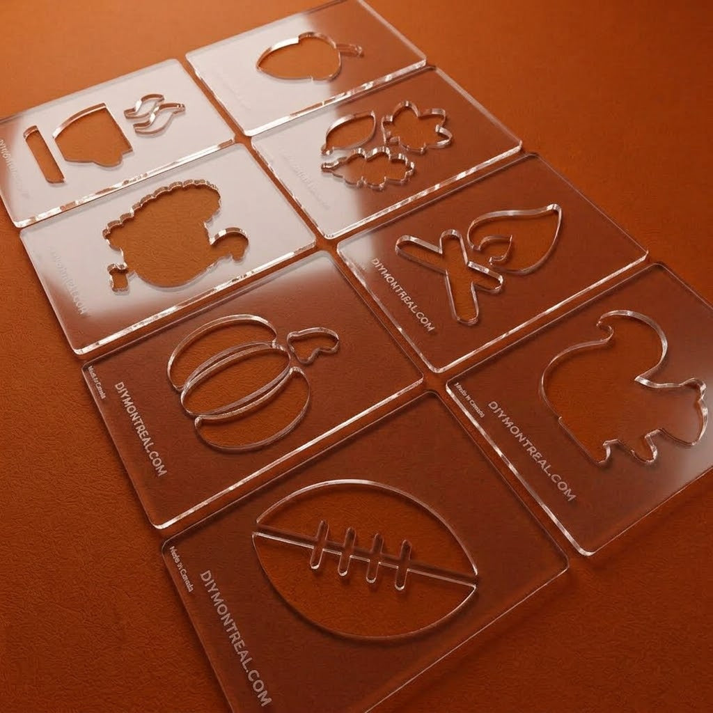 Fall/Thanksgiving Router Templates | Woodworking | Acrylic Router Templates
