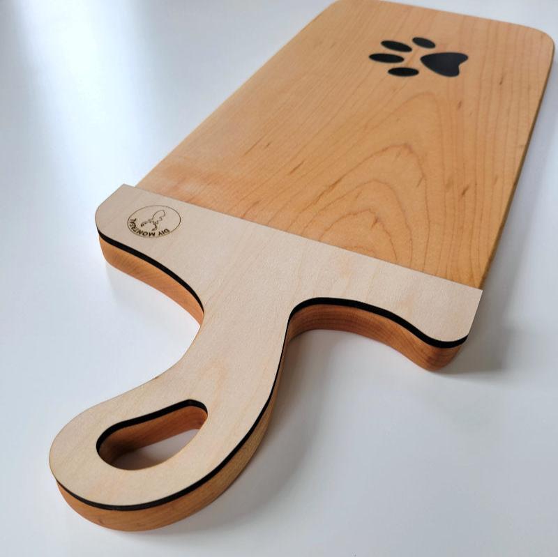 'Wave' Charcuterie Board Handle Router Template