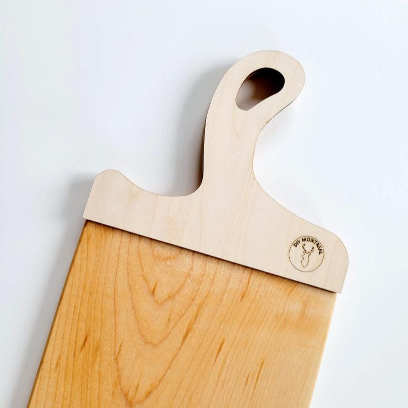 'Wave' Charcuterie Board Handle Router Template