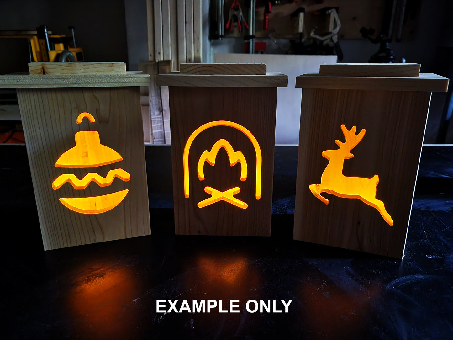 Christmas Lantern Templates | Acrylic Router Templates for the Holiday Season