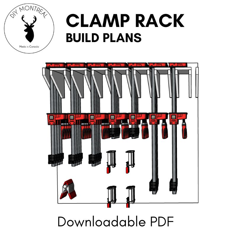 Snaprack 7 Rack Build Clamp Rack | Build Plans – DIY Montreal Store