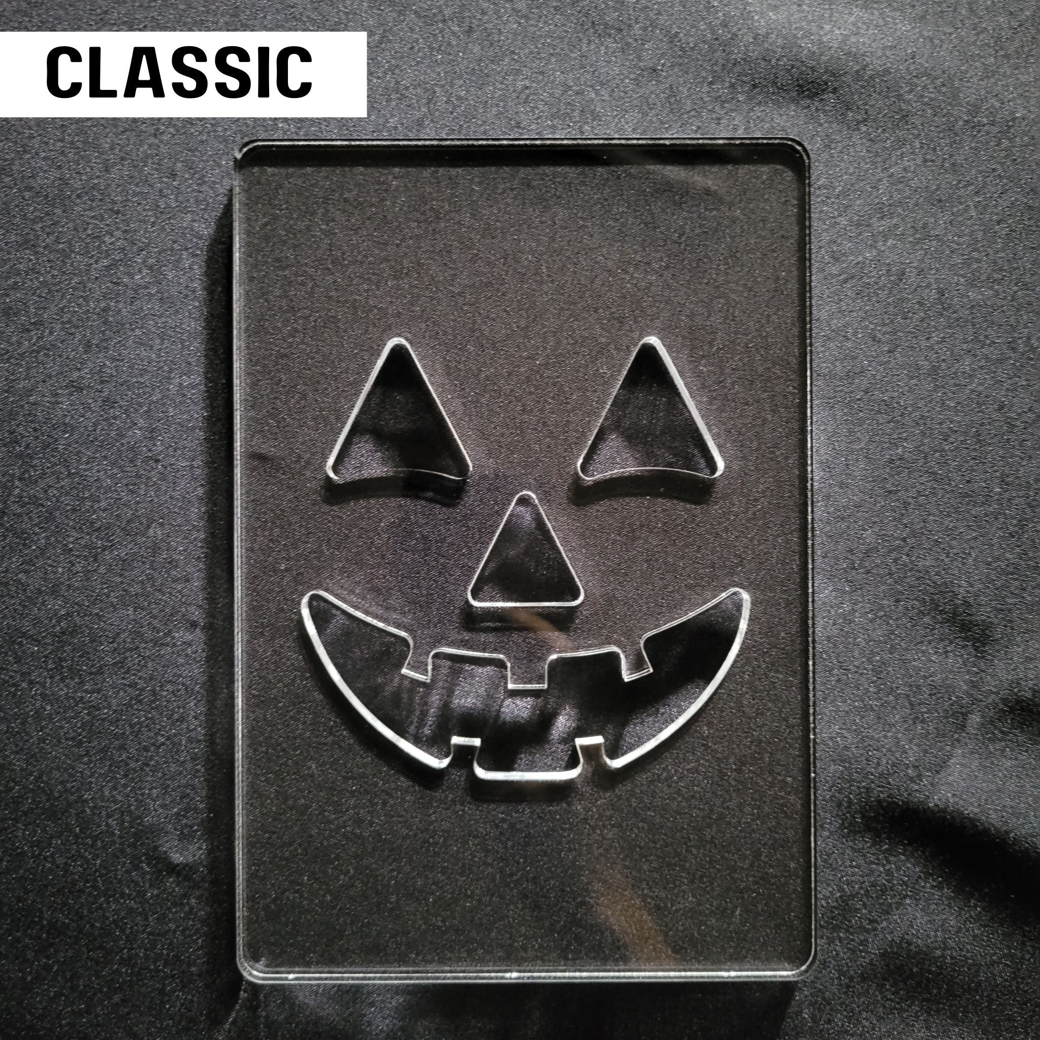 Jack O-lantern Face Templates | Acrylic Router Template | Pumpkin Face ...
