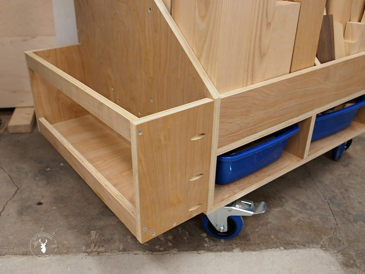 Compact Lumber Storage Cart | Build Plans