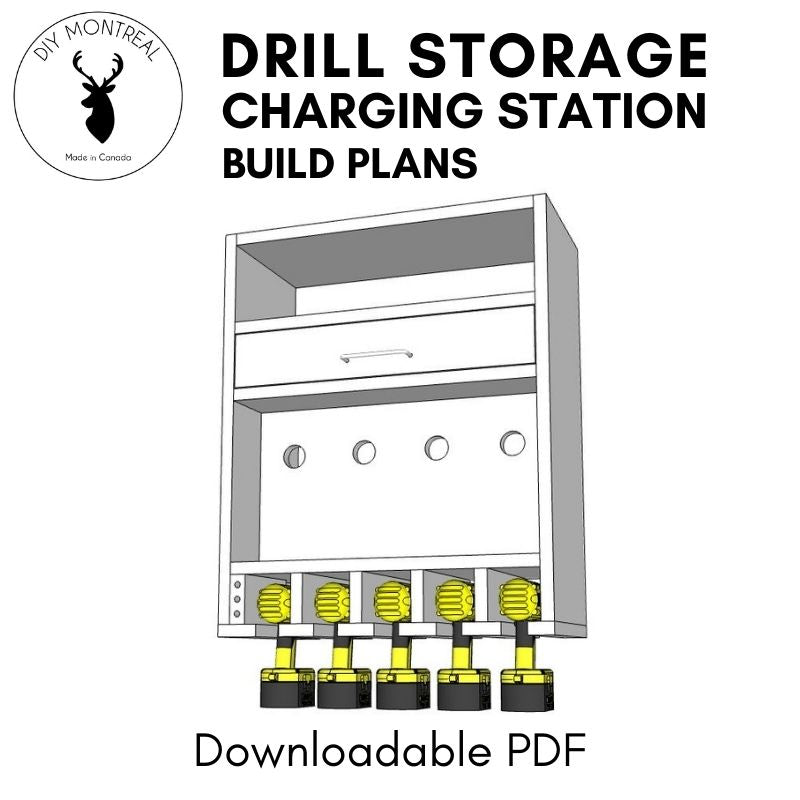 Drill Storage and Charging Station | Build Plans