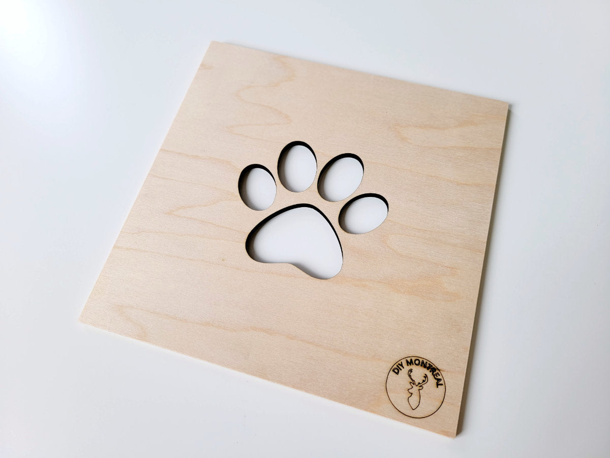 Paw print Router Inlay Template