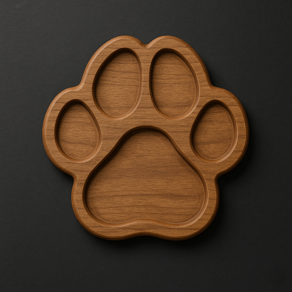Dog Paw Router Template | Woodworking | Acrylic Router Template