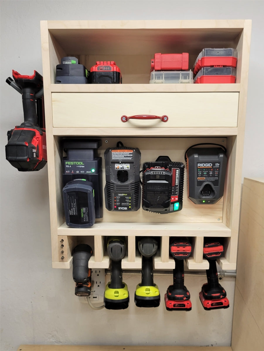 Drill Storage and Charging Station | Build Plans