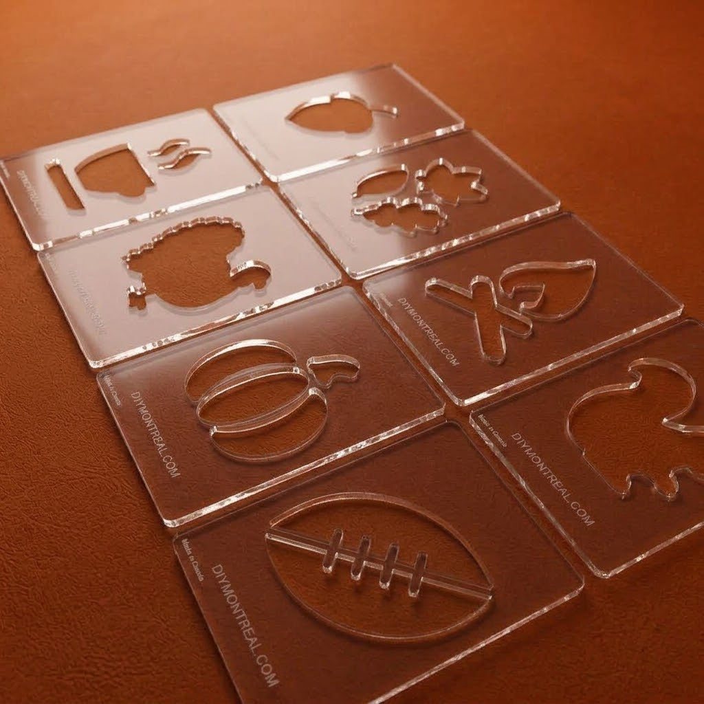 Fall/Thanksgiving Router Templates | Woodworking | Acrylic Router Templates