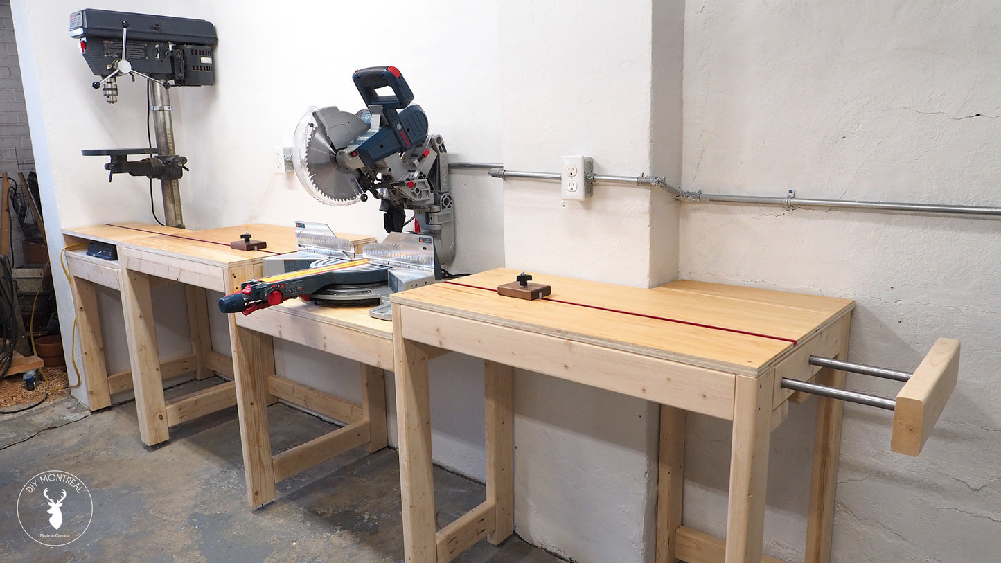 Miter Saw Station | Build Plans