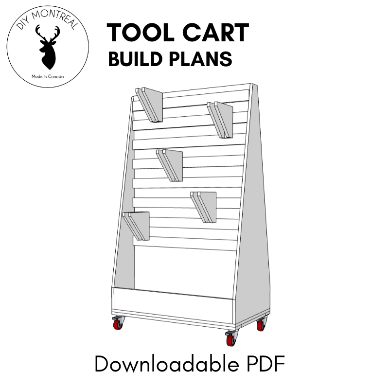 Mobile French Cleat Tool Cart | Build Plans