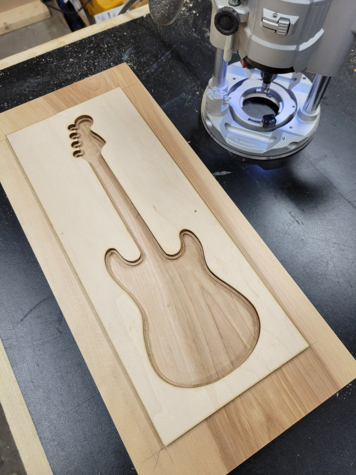 ‘Guitar’ Inlay Router Template