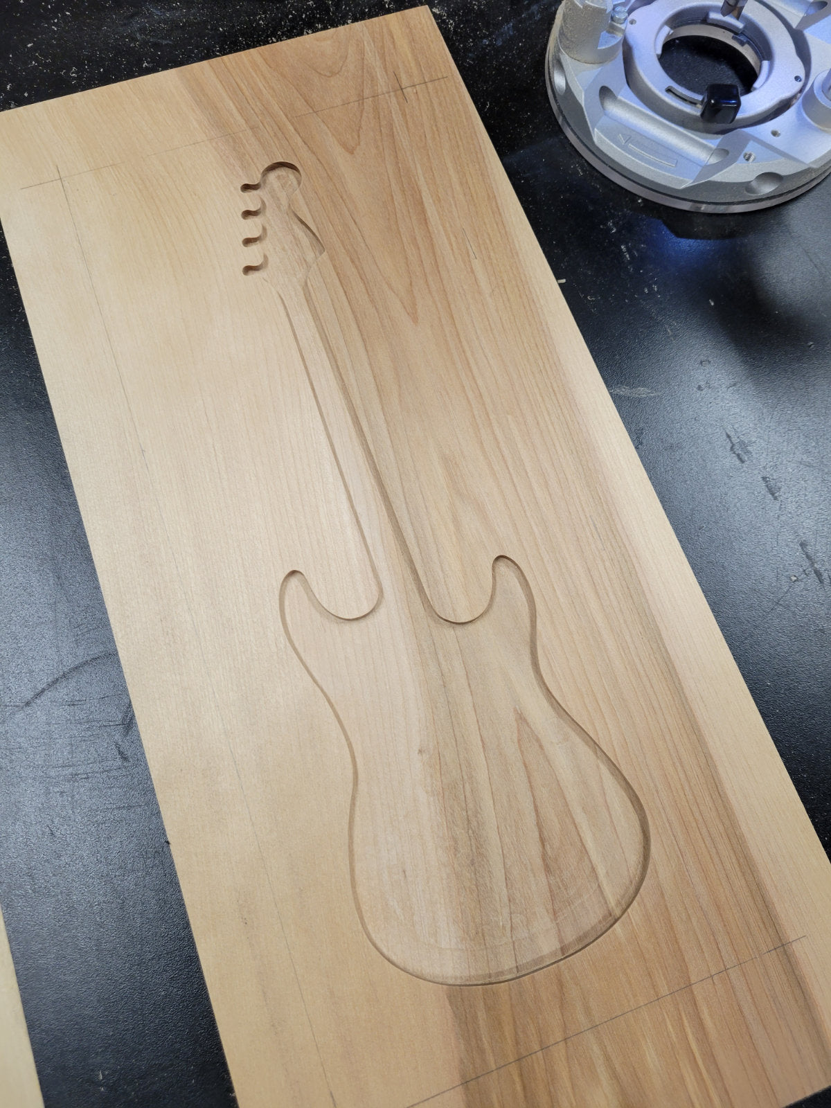 ‘Guitar’ Inlay Router Template