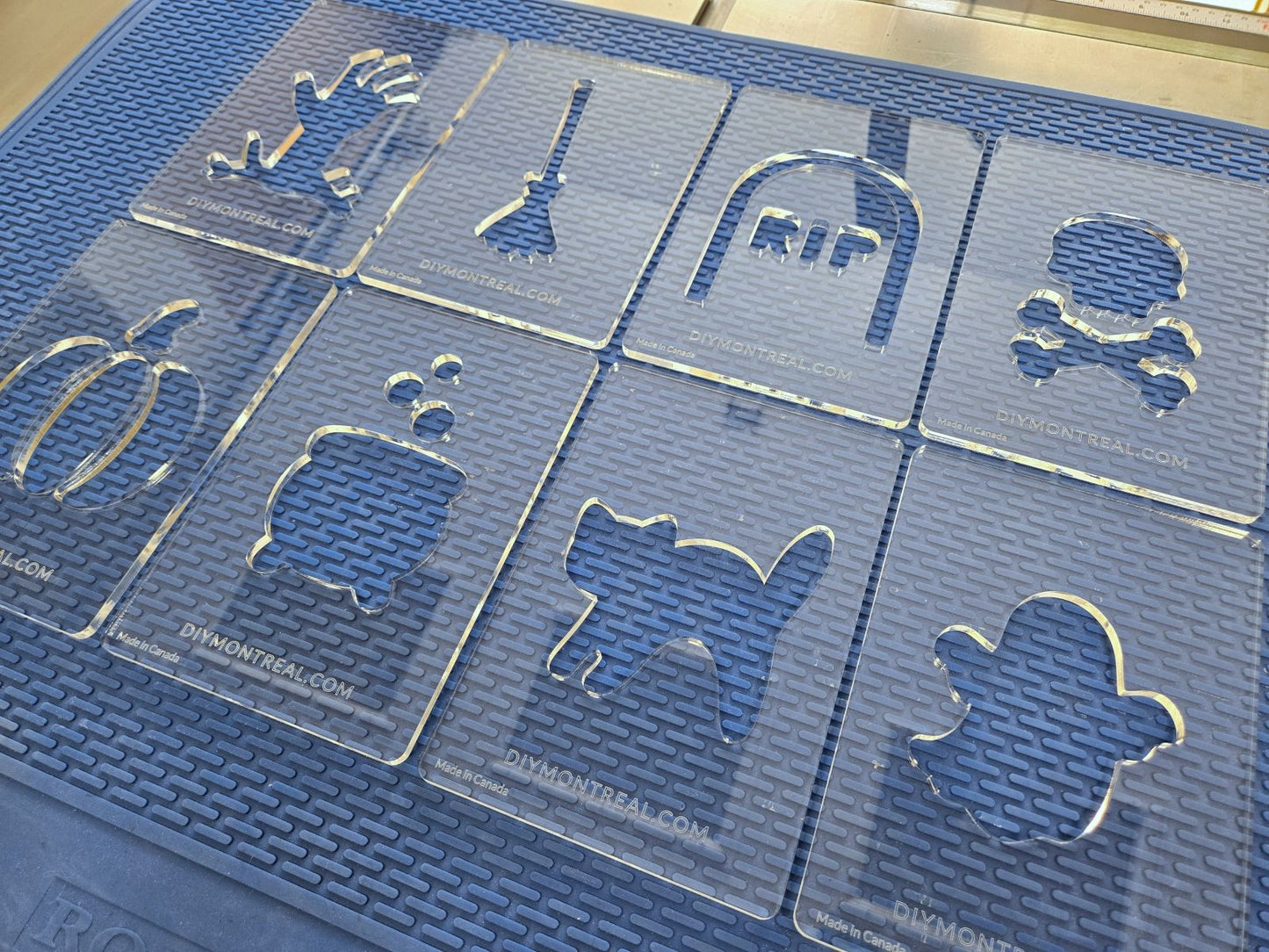 Halloween Router Templates | Woodworking | Acrylic Router Templates