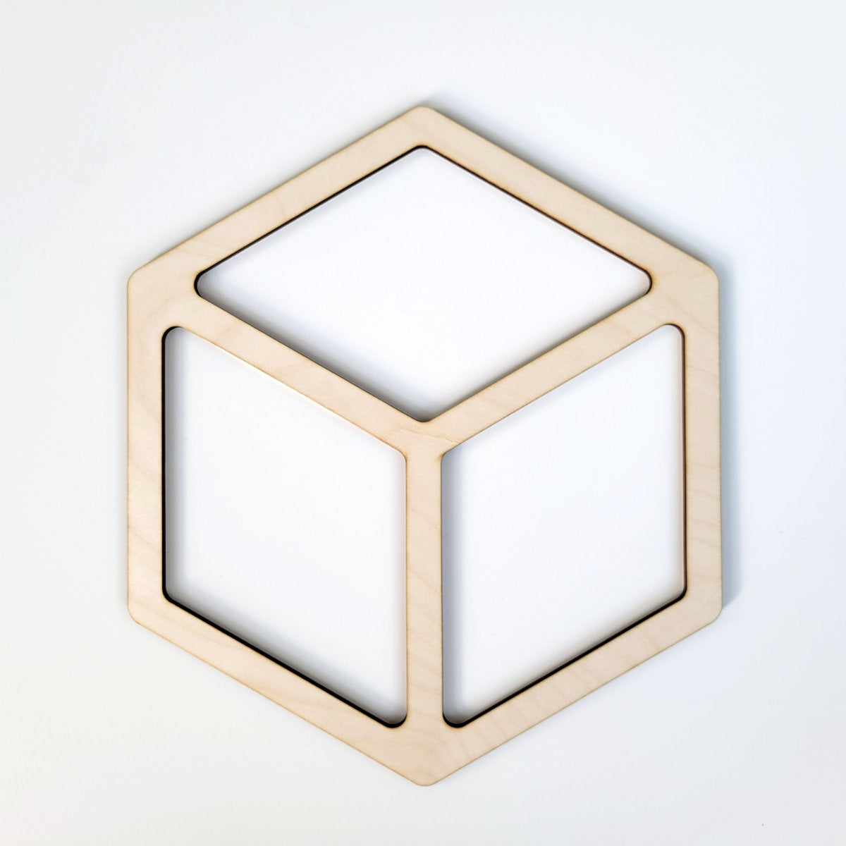 Hexagon 3D Cube Router Template