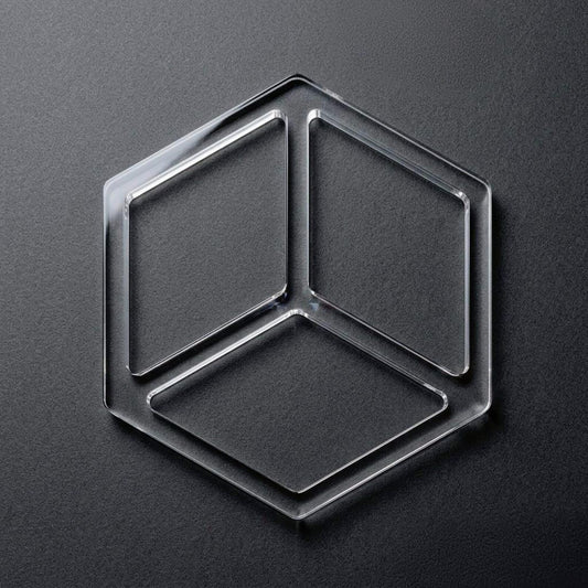 Hexagon 3D Cube Router Template