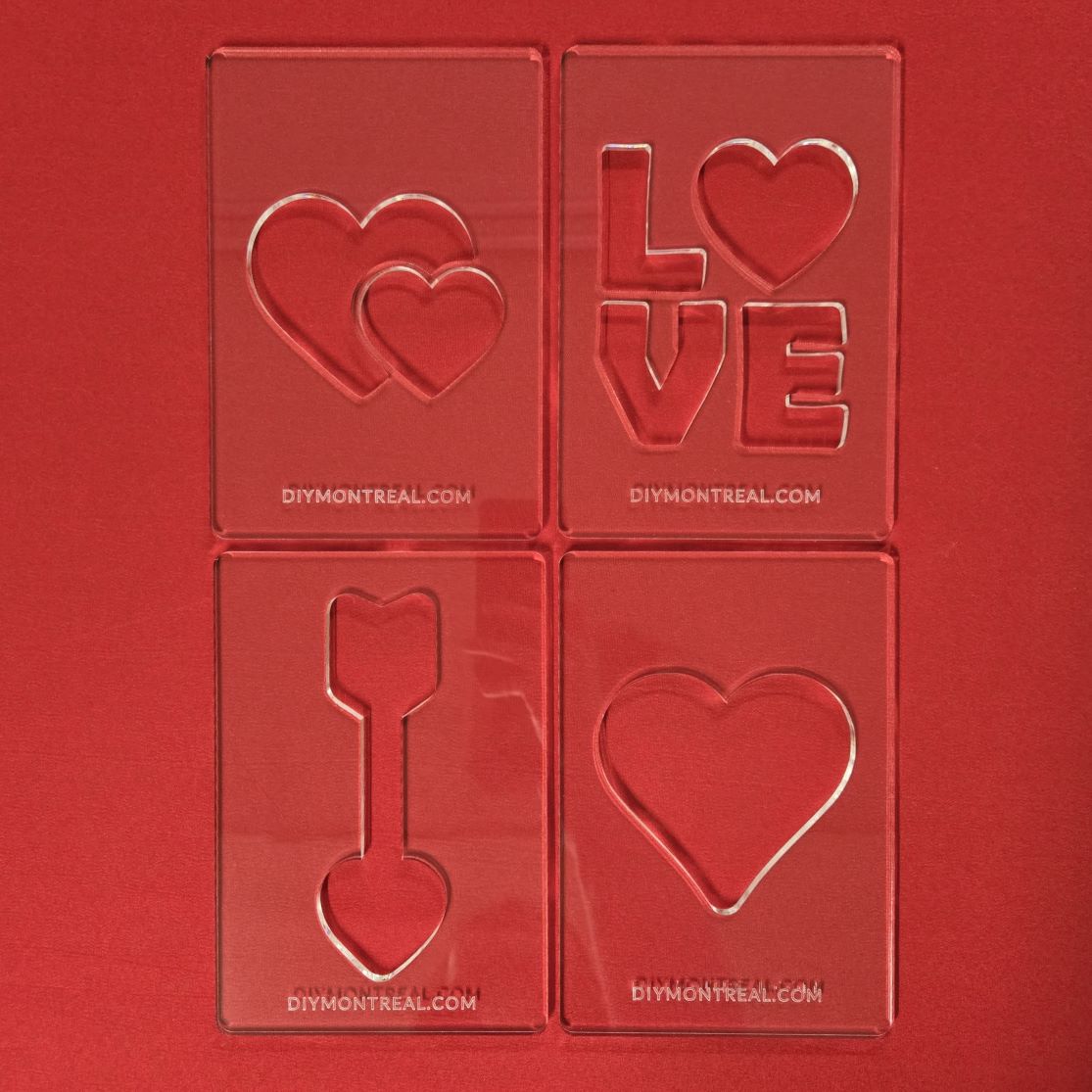 Valentine's Day Templates | Acrylic Router Templates