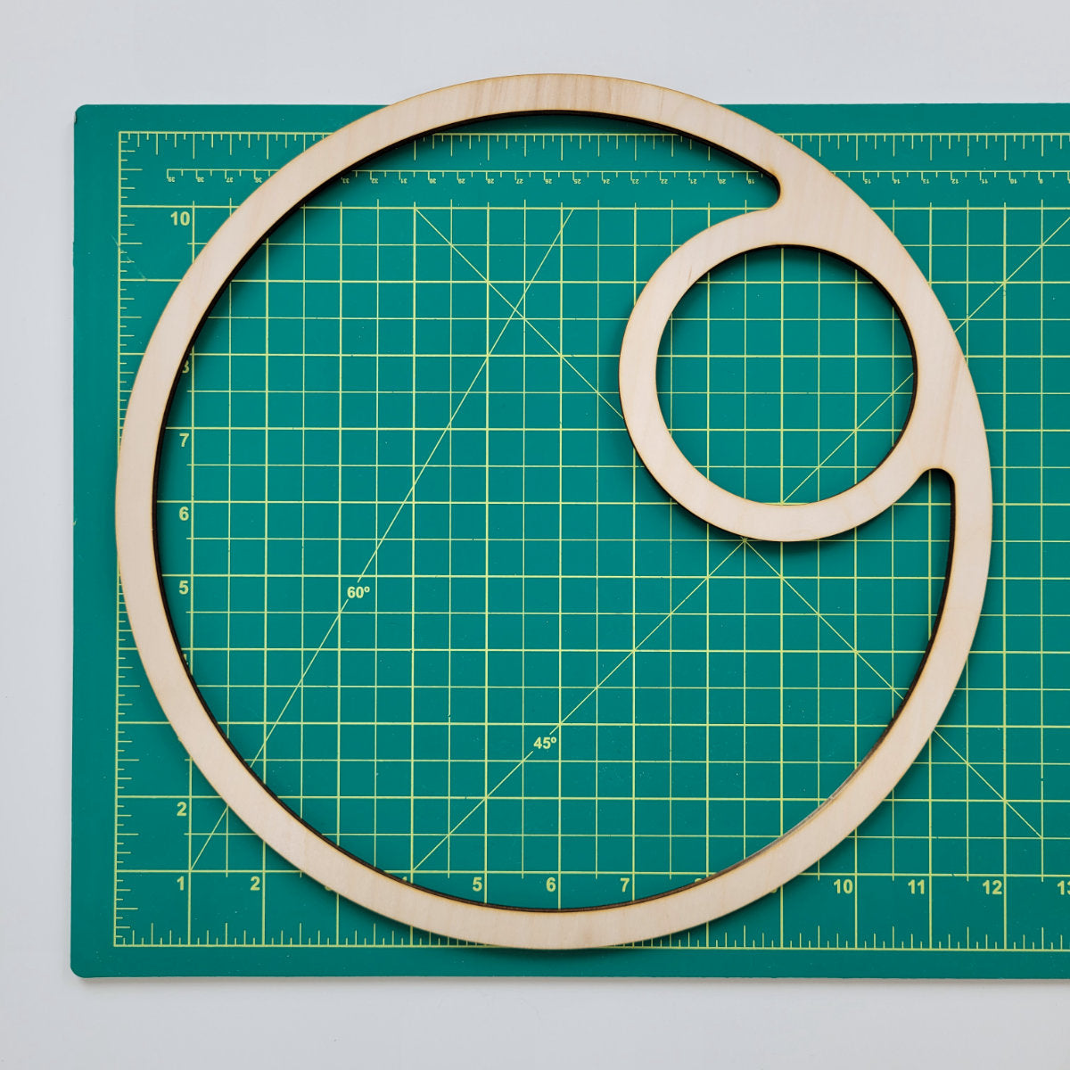 Nested Circles Serving Tray Router Template