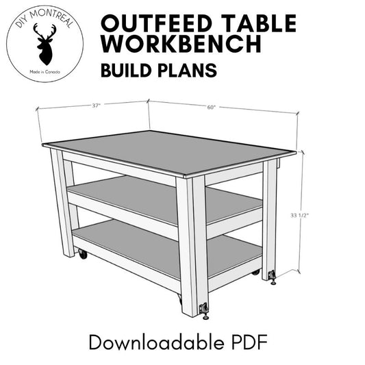 Mobile Workbench / Outfeed Table | Build Plans