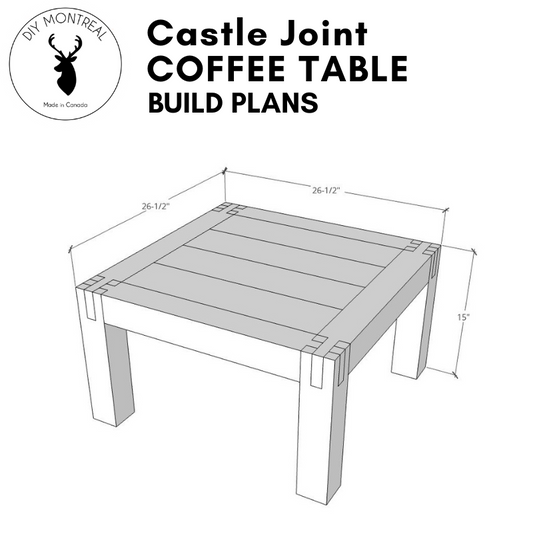 Castle Joint Coffee Table | Build Plans