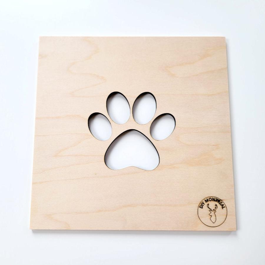 Paw print Router Inlay Template