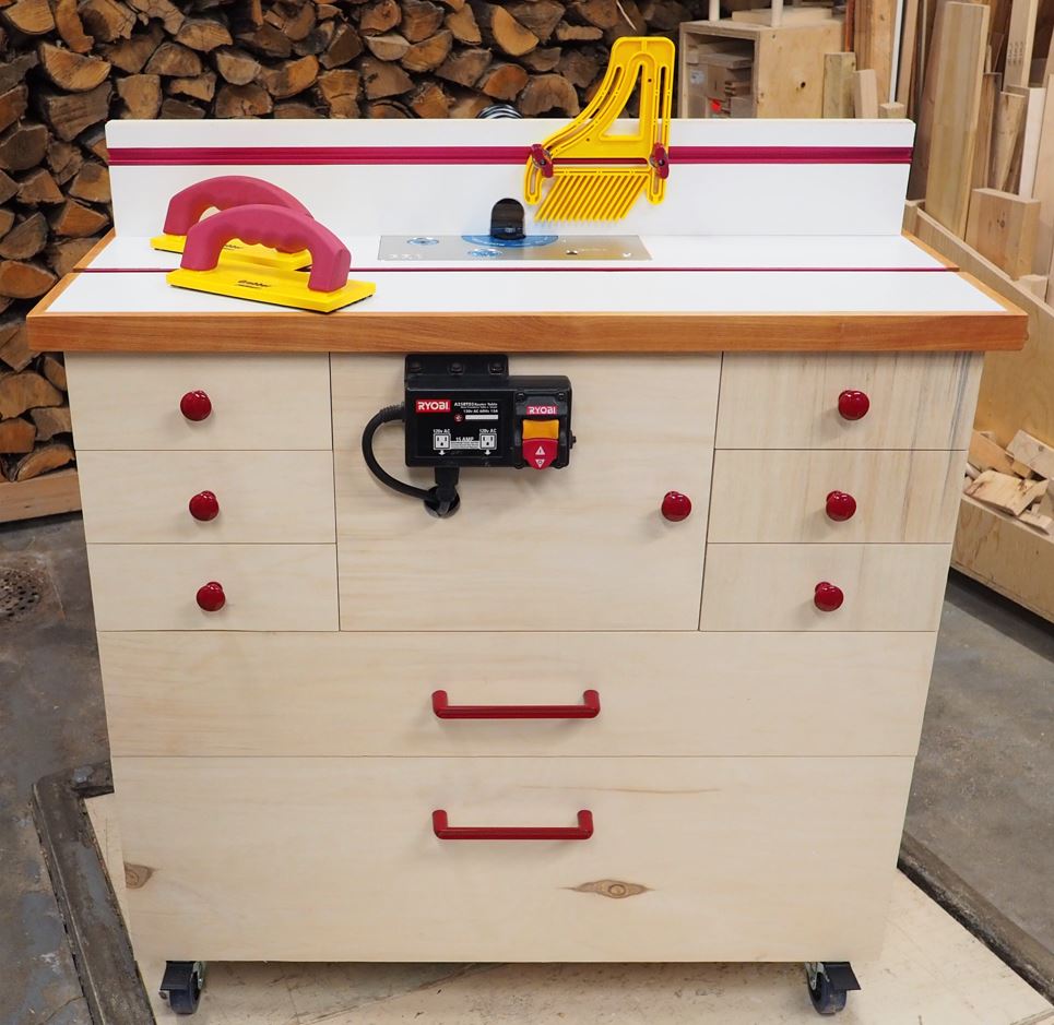 Router Table and Cabinet | Build Plans