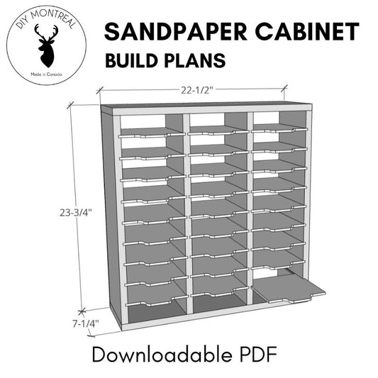 Sandpaper Storage Cabinet | Build Plans