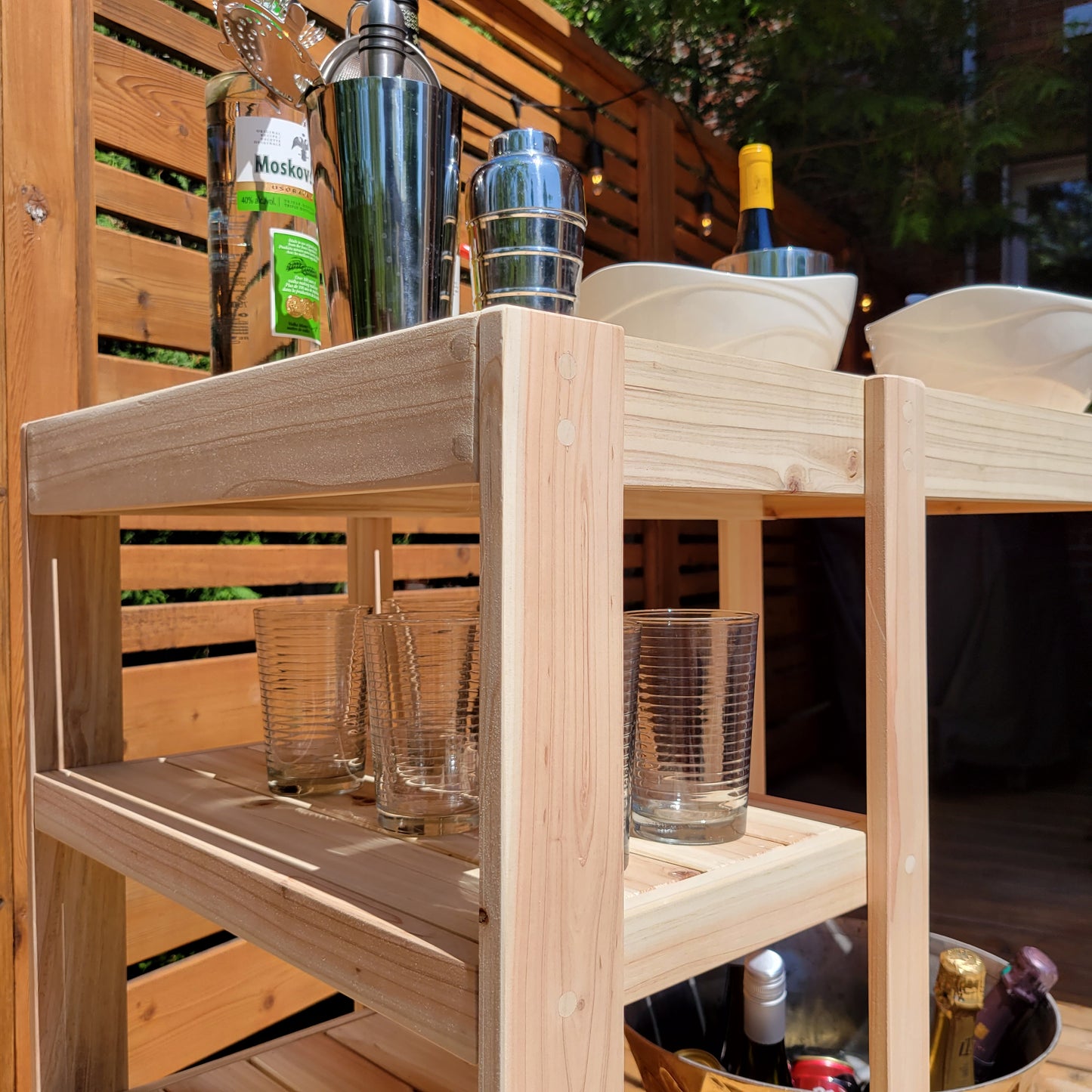 Outdoor Serving Cart | Bar cart | Grill Cart | Build Plans