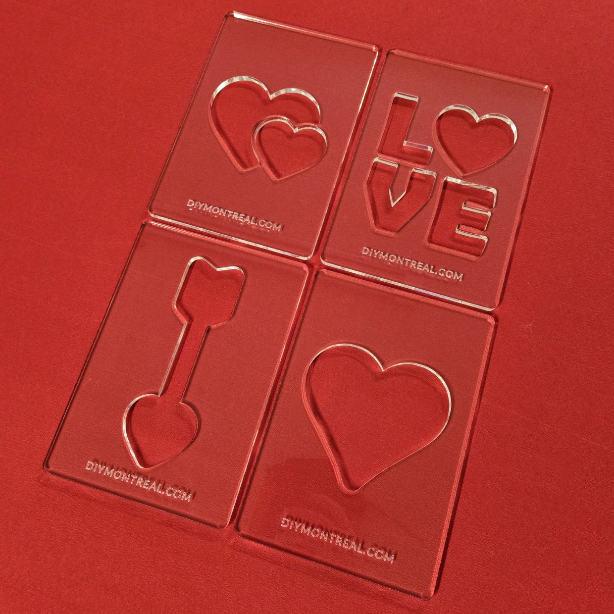 Valentine's Day Templates | Acrylic Router Templates