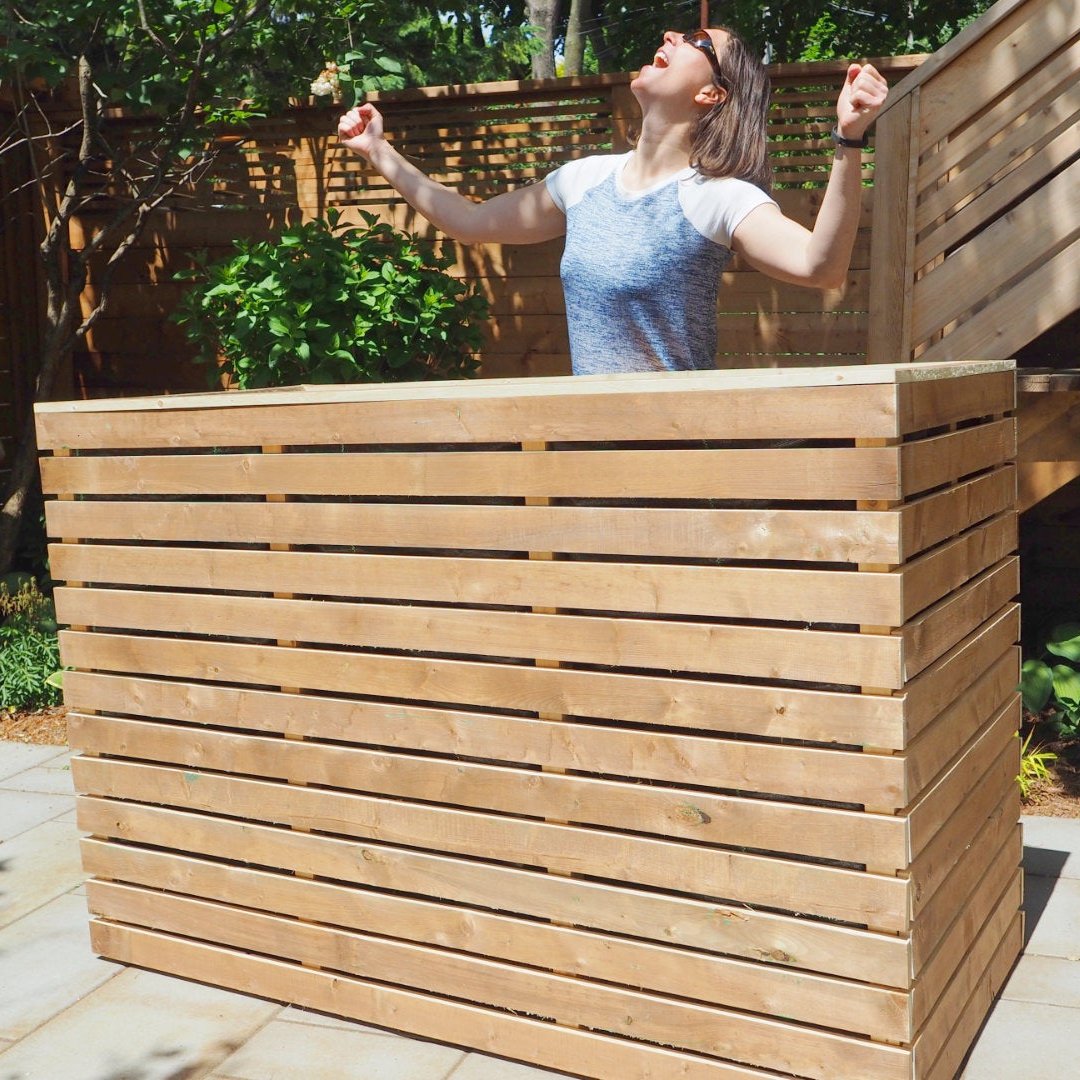 Deep slatted planter box / raised garden | Build Plans