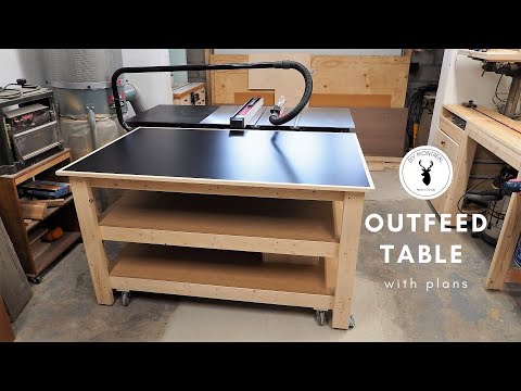 Portable Outfeed Table Mobile Workbench / Outfeed Table | Build Plans – DIY Montreal Store